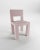 Modern Raw Chair in Pink Bouclé from Collector For Sale - Image 6 of 6