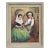 Mid Century Oil Painting Portrait of Two Children in Traditional Dress by M. Ray Stancliff For Sale