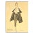 1950 French Mid-Century Elsa Schiaparelli Fashion Print For Sale