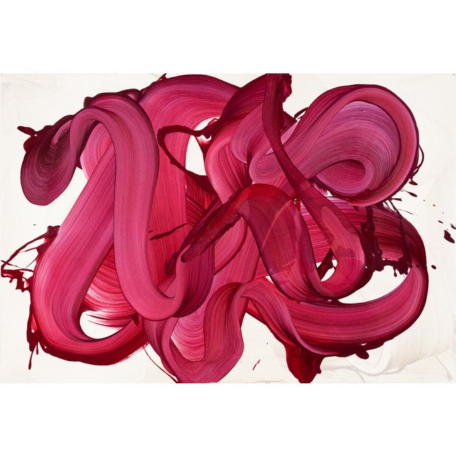 The colorful abstract artworks of Romanian artist Alex Voinea are inspired by experiments with paint poured over vibrating...