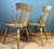 Brown Vintage Beech Farmhouse Dining Chairs, 1950s, Set of 2 For Sale - Image 8 of 18