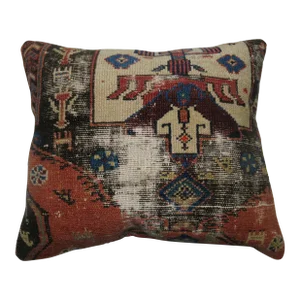 Worn Antique Rug Pillow