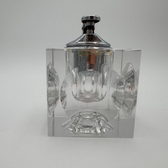 Transparent Ice Cube Lighter by Antonio Imperatore 1970 For Sale - Image 8 of 8