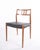 Model 79 Dining or Entrance Chair in Teak and Black Leather by Niels Otto Møller, 1960s For Sale - Image 4 of 11