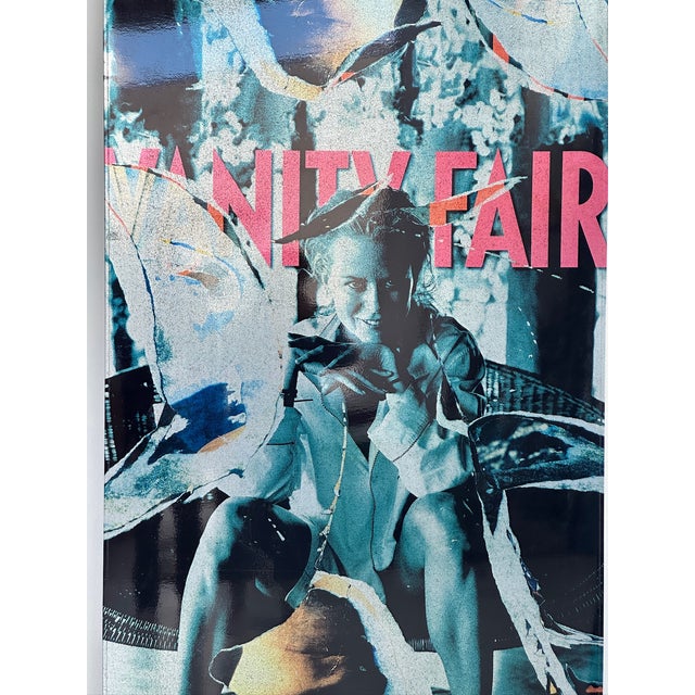 2000 - 2009 Vanity Fair Panel by Mimmo Rotella for Zero Disegno, 1990s For Sale - Image 5 of 6
