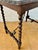 19th Century Spanish Side Table with Cared Turned Legs and Iron Stretcher, 1850 For Sale - Image 12 of 18