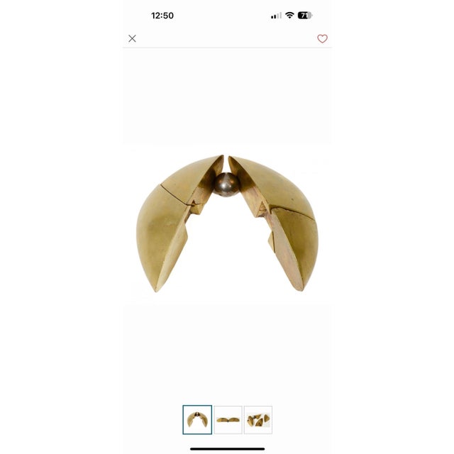 Gold Xavier Corberó i Olivella, Spanish Catalan Xavier Corbero Bronze Steel Architectural Abstract Sculpture, 1963 For Sale - Image 8 of 14