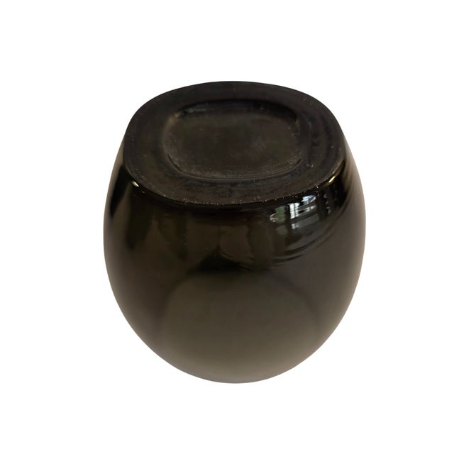 Dark Green Mid 20th Century Holmegaard Per Lütken Smoky Green Highball Tumblers – Set of 6, Mid-Century Danish Modern For Sale - Image 8 of 15