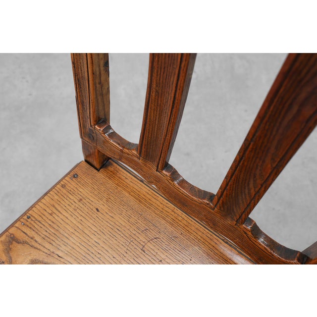 Antique Carved Oak Side Chair, France For Sale - Image 15 of 17