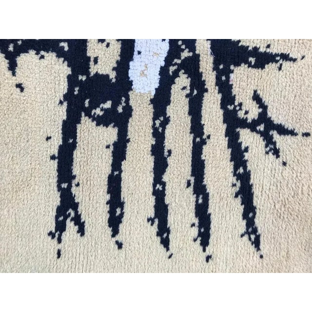 Small Scandinavian Art Deco Rug For Sale - Image 6 of 12