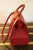 Red Leather Briefcase Bag with Shoulder Strap from Hermès, 1990s For Sale - Image 18 of 18