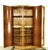 Art Deco Mid 20th Century French Art Deco Burled Maple Wardrobe With Mirror For Sale - Image 3 of 12