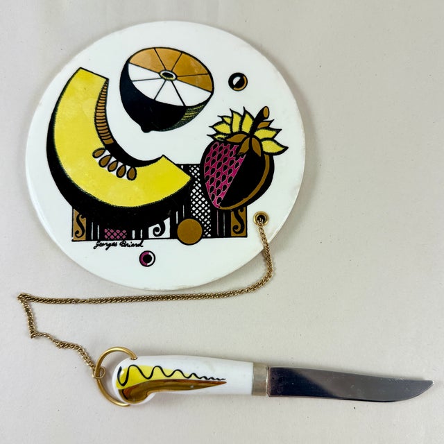 Georges Briard Ambrosia Cheese Set Boxed Chairish