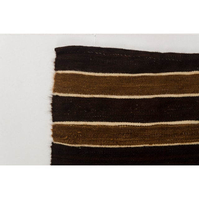 Textile Turkish Wool Angora Wool Kilim For Sale - Image 7 of 10