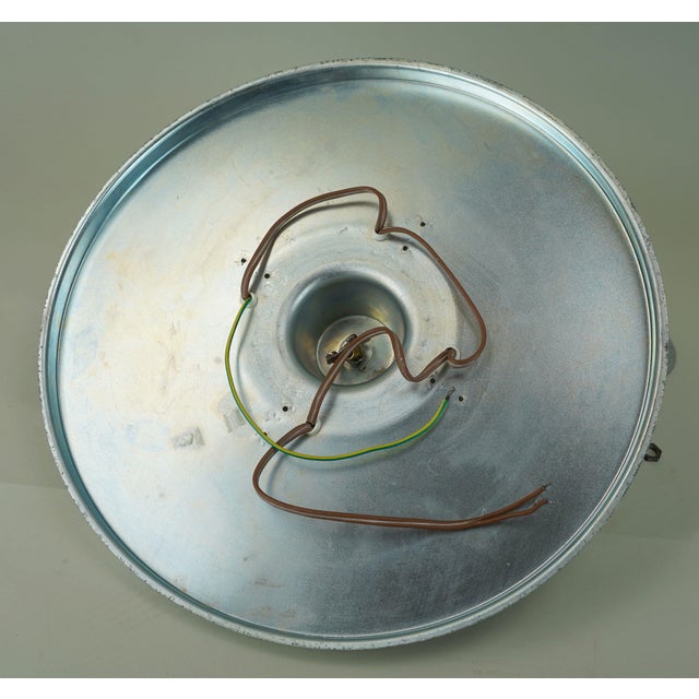 Mid-Century Modern Cocoon Ceiling Lamp with Op Art Pattern by Fritz Wauer for Goldkant Leuchten For Sale - Image 14 of 15