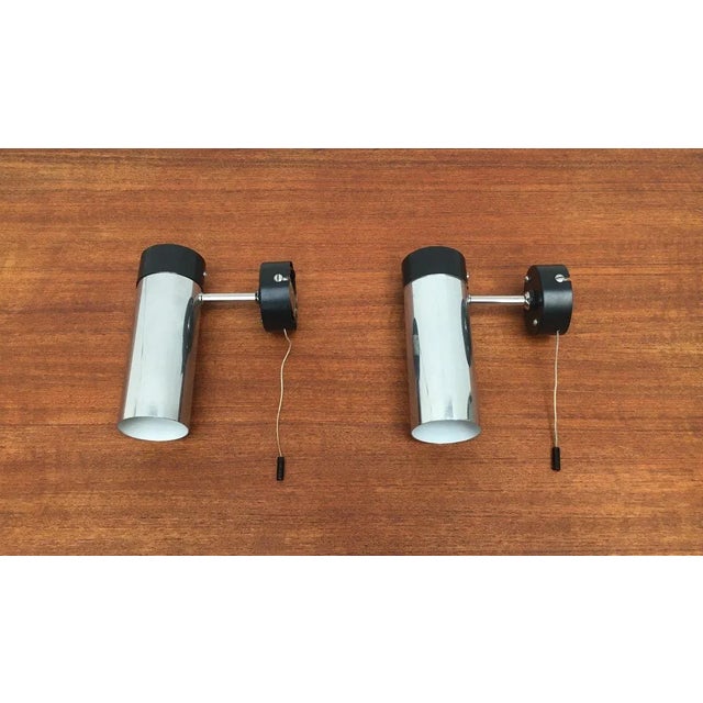 Mid-Century Dutch Minimalist Wall Lamps by H. Busquet for Hala Zeist, 1960s, Set of 2 For Sale - Image 9 of 18