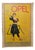 Art Deco Opel Automobile Advertising Poster, 1930s For Sale