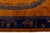 Antique Art Deco Chinese Nichols Style Rug - Mandarin Orange & Indigo 10x14 For Sale - Image 4 of 6