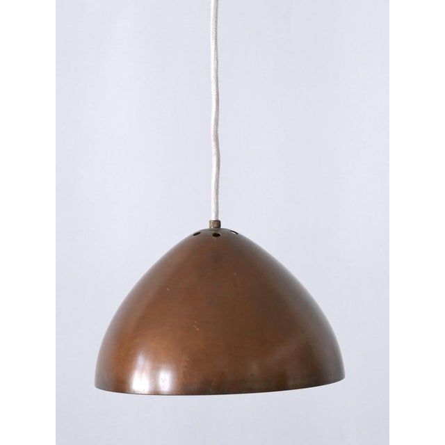 Copper Mid-Century Modern Copper Pendant Lamp, Finland, 1950s For Sale - Image 8 of 18