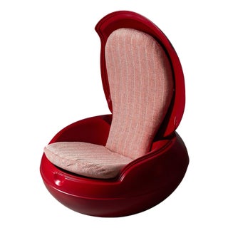 Red Garden Egg by Peter Ghyczy, 1970s For Sale