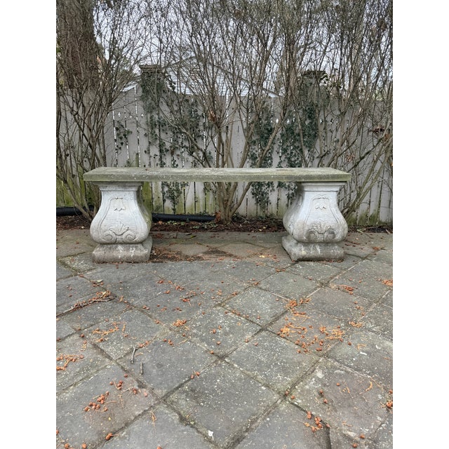 Rustic European Oversized Antique Stone Console Table For Sale - Image 3 of 8