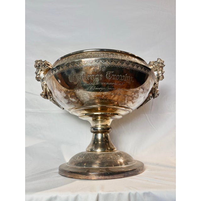 American 1888 Chicago Navy Regatta Silver Trophy— Iroquois Boat Club & a.g. Spalding History For Sale - Image 3 of 13
