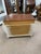 Late 20th Century White Bombay Style Chest of Drawers Dresser, Floral Print, Finished Woodgrain Top, 4 Drawers, Carved For Sale - Image 12 of 12