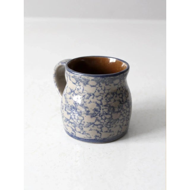 Vintage Beaumont Brothers Pottery Spongeware Mug For Sale - Image 6 of 9