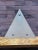 Glass Postmodern Large Size Three Dimensional Triangular Wall Mirror 1980s For Sale - Image 7 of 9