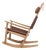 Keyhole GE-673 Rocking Chair by Hans J. Wegner for Getama, 1960s For Sale