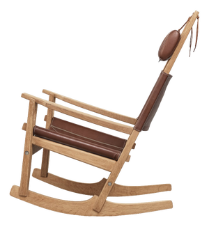 Keyhole GE-673 Rocking Chair by Hans J. Wegner for Getama, 1960s