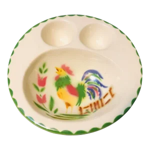 Vintage Cardinal Egg Cup Plate