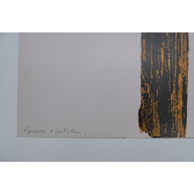 Paper Eau Poster after Pierre Soulages For Sale - Image 7 of 8