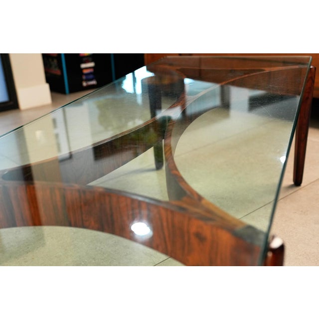 Sculptural Brazilian Rosewood Coffee Table by Sven Ellekaer, Denmark, 1960s For Sale - Image 15 of 15