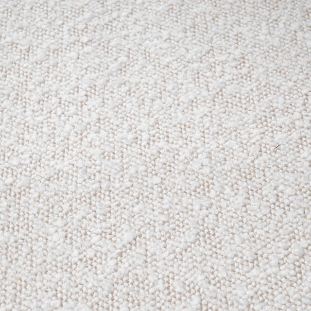 20th Century French Spindle-Back Oak Rocking Chair with Bouclé Cushions For Sale - Image 14 of 18