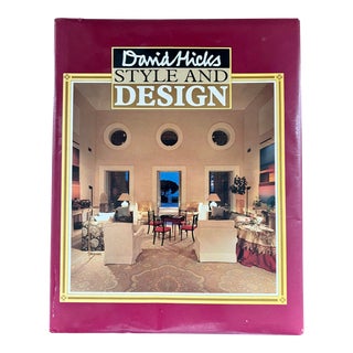 1980s First Edition David Hicks Style and Design Book For Sale