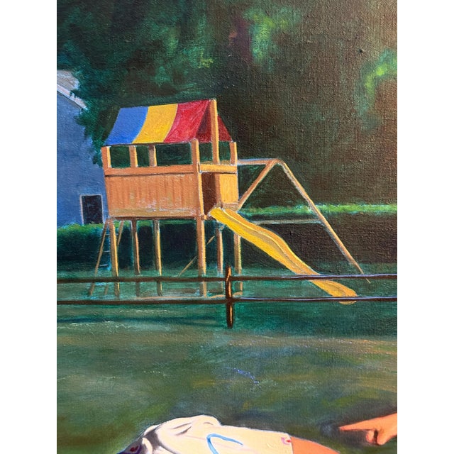 John Thornton noted Realist Pennsylvania Artist 1998 oil For Sale - Image 12 of 16