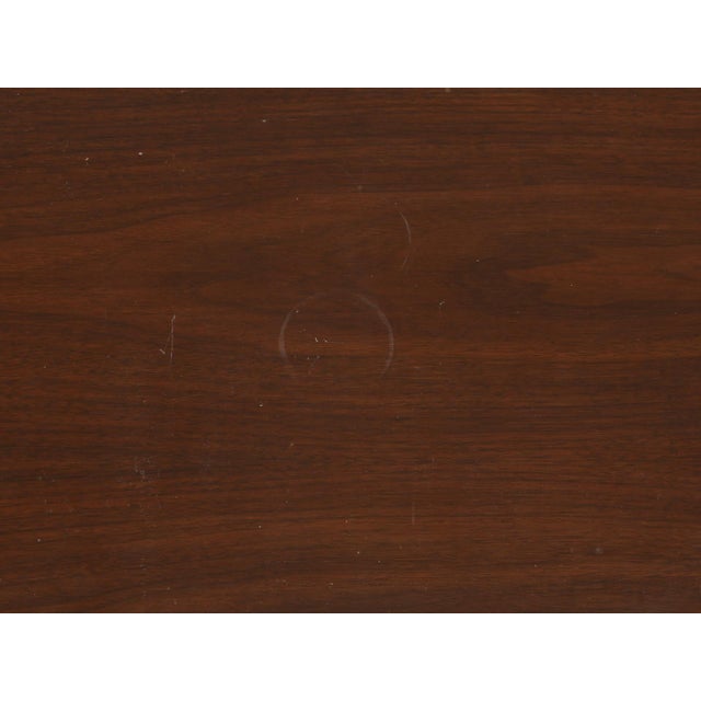 Antique English Mahogany Carved Library Table With Lopers for Expanding Surface For Sale - Image 4 of 12