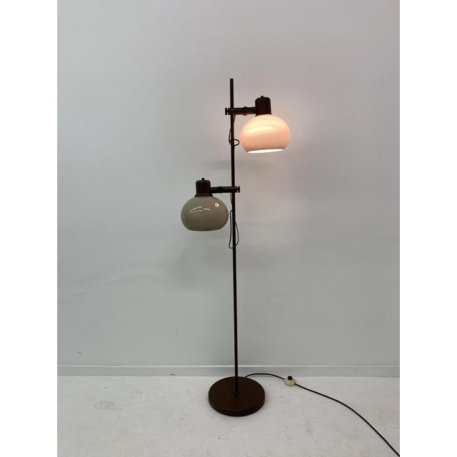 Dijkstra mushroom space age design floor lamp Dutch design retro vintage , 1970’s For Sale - Image 3 of 13
