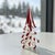Mid 20th Century Murano Italian Art Glass Christmas Tree Sculpture 8" (Red Drip Tips, Original Foil Label, Vintage Mid-Century) For Sale - Image 15 of 15