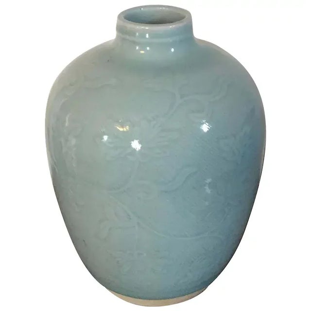 Antique 19th Century Chinese Celadon Porcelain Vase For Sale - Image 13 of 13