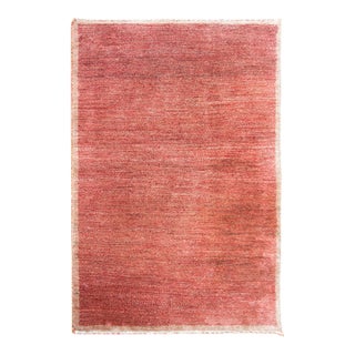 Vintage Tibetan Hand-Knotted Rug For Sale