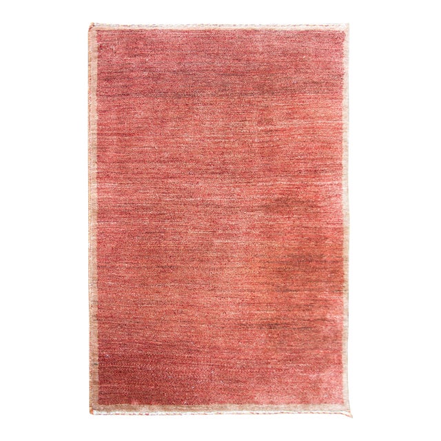 Vintage Tibetan Hand-Knotted Rug For Sale