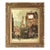 1960s Vreugdenhil Street Scene Oil Painting Carved Wood Framed For Sale