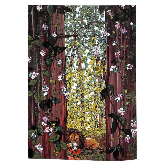 Paper "Lion and Blue" 1974 Favra, Robert For Sale - Image 7 of 10