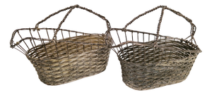 Apair of Vintage French Silver Plate Wine Bottle Holder, 1920s, Set of 2