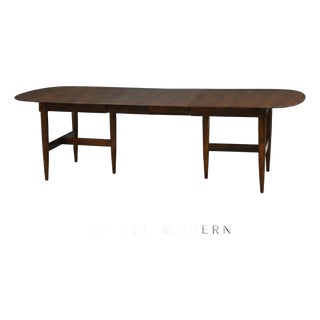 1960s Solid Cherry Dining Table by Willett Furniture For Sale