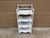 Victorian 19th Century American Victorian White Painted Bamboo Four-Tier Étagère For Sale - Image 3 of 14