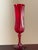 French Cristal d'Arques Ruby Red Cut Crystal Champagne Flutes -- Set of 4 For Sale In Baltimore - Image 6 of 17