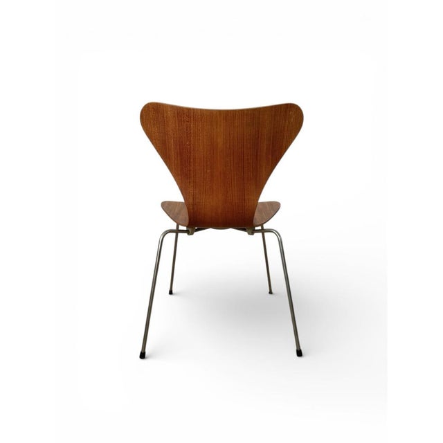 Brown Series 7 Chairs in Teak by Arne Jacobsen for Fritz Hansen For Sale - Image 8 of 15